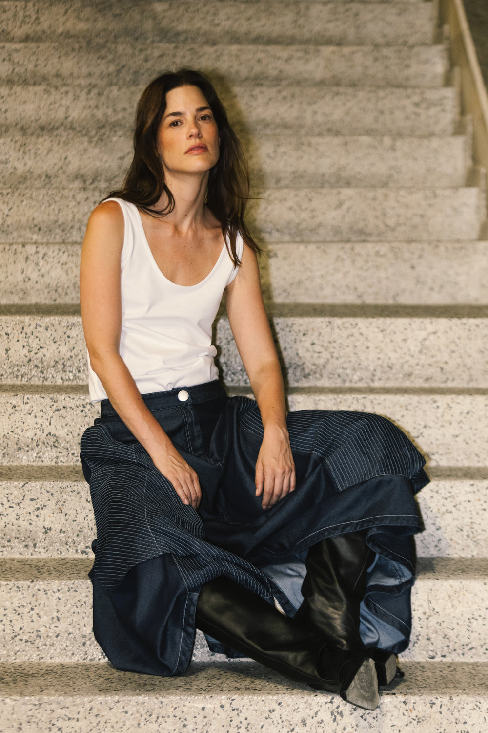 'CALMA' MIDI SKIRT