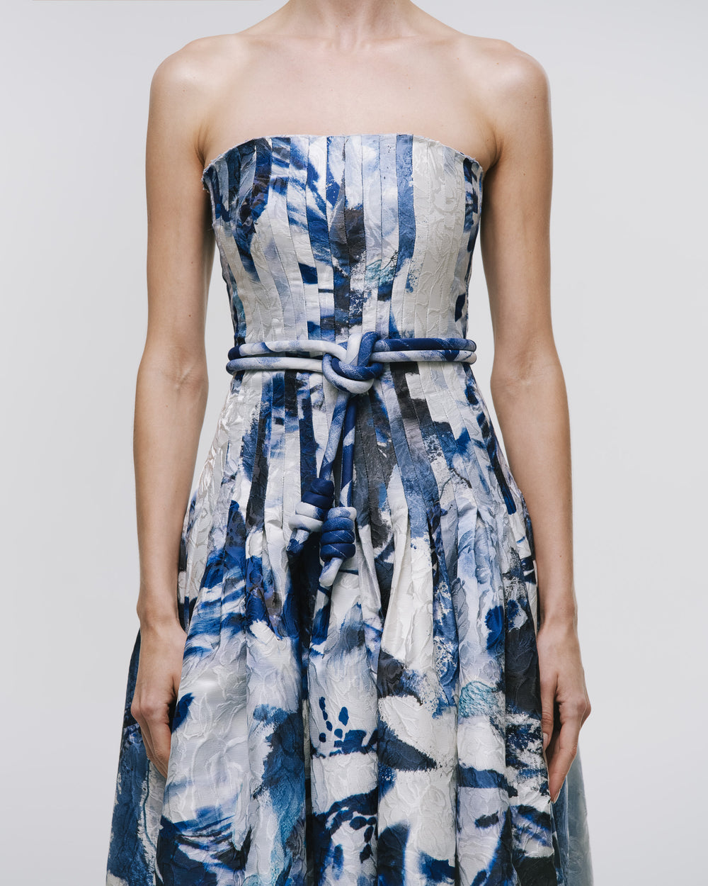 'CAMELIA' MIDI DRESS WITH BELT