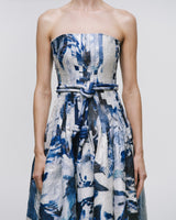 'CAMELIA' MIDI DRESS WITH BELT