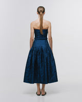 'CAMELIA' MIDI DRESS WITH BELT