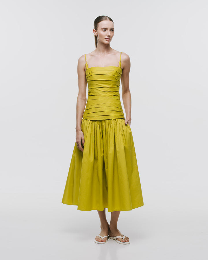 'TRAZOS' MIDI DRESS