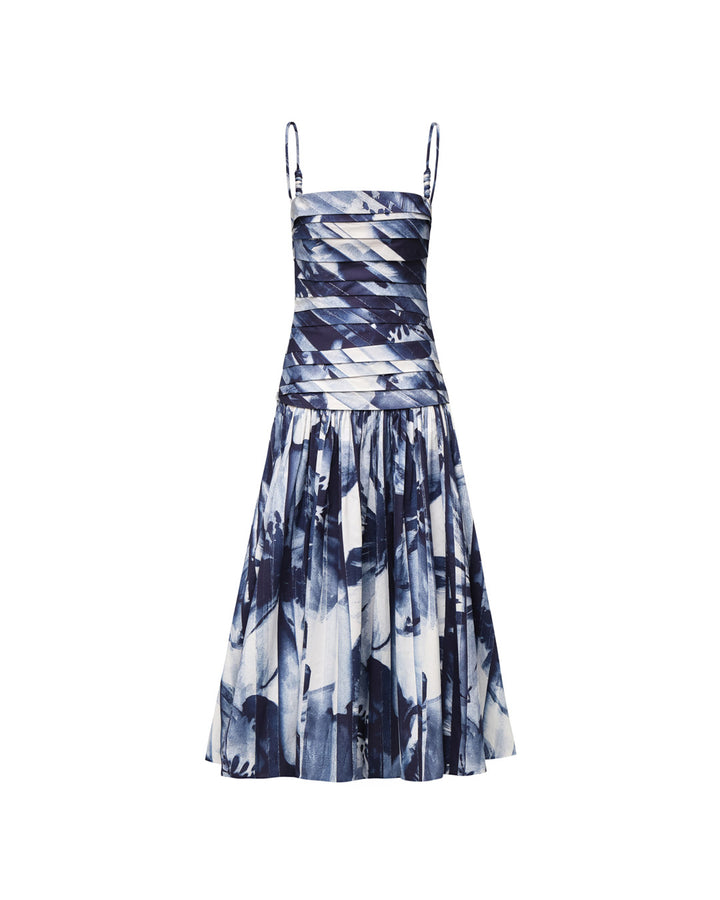 'TRAZOS' MIDI DRESS