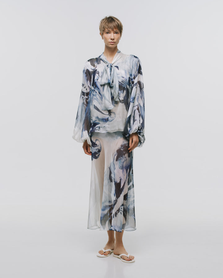 'PETALO' MIDI SKIRT