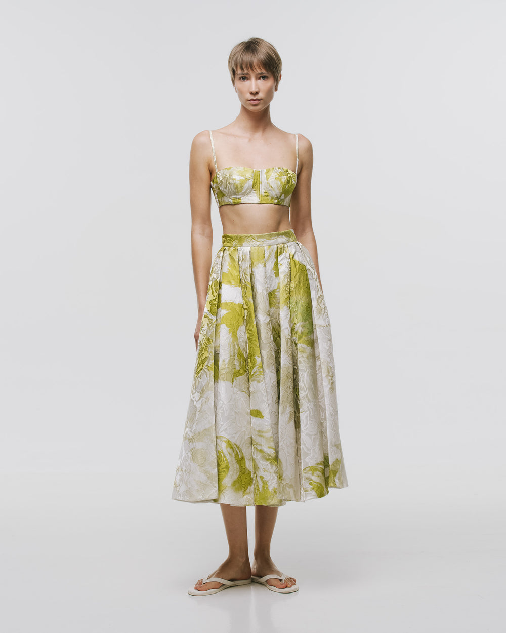 'CONTORNO' MIDI SKIRT