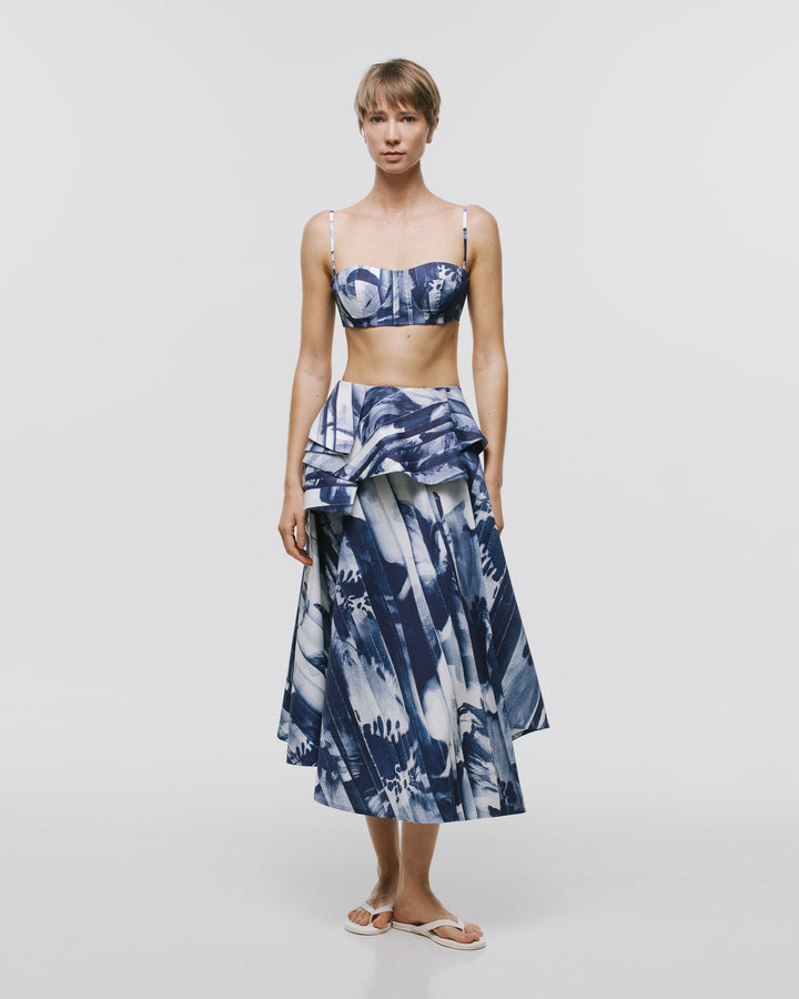'EL MANTO' MIDI SKIRT
