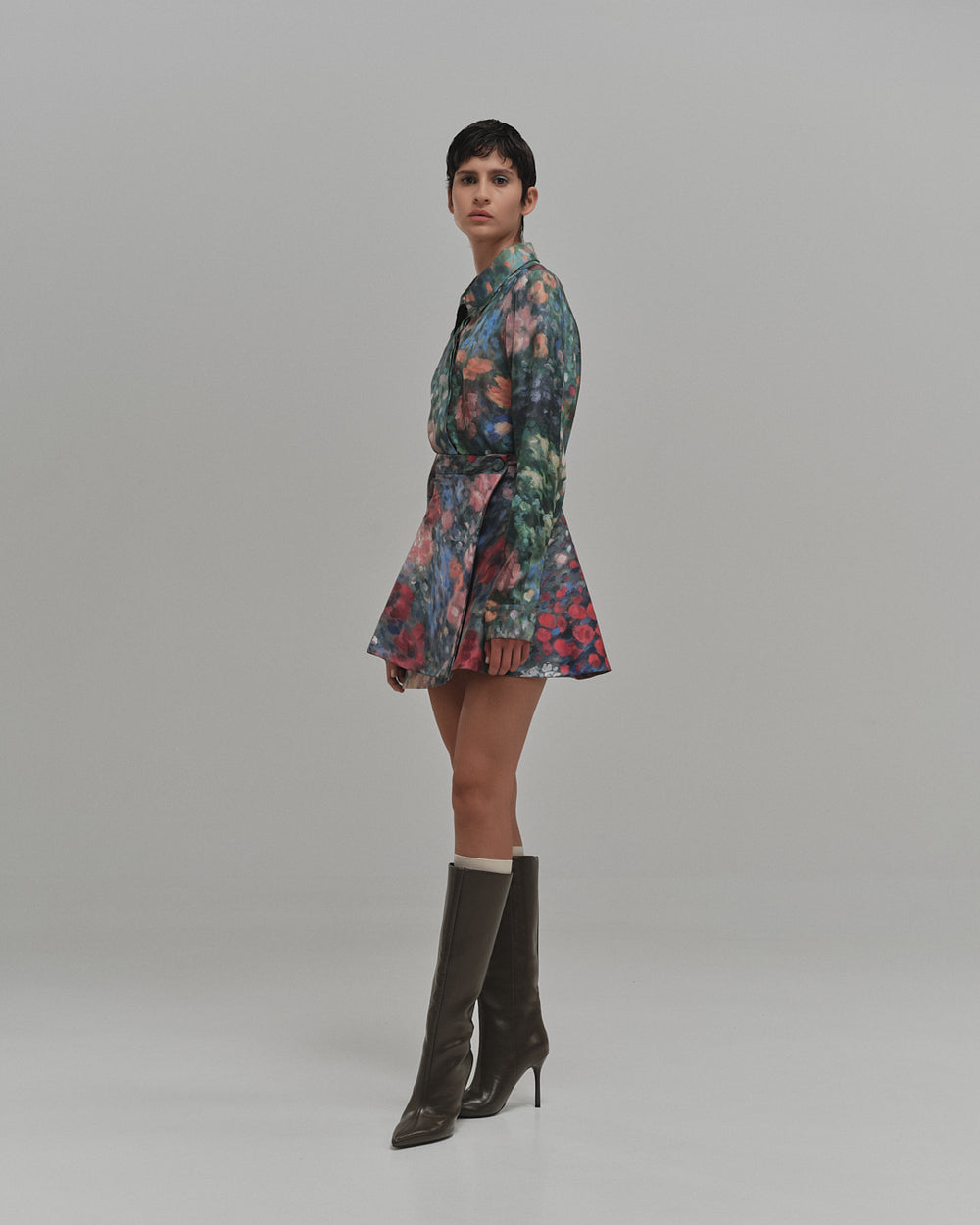 "PLIEGUE" MINI SKIRT