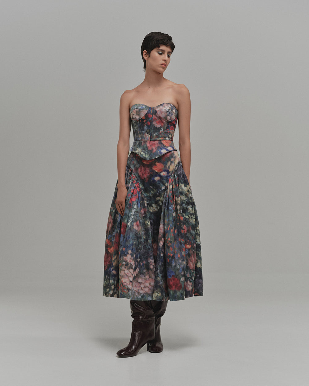 "BEGONIA" MIDI SKIRT