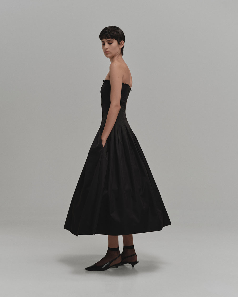 "CAMELIA" MIDI DRESS