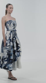 'CAMELIA' MIDI DRESS WITH BELT