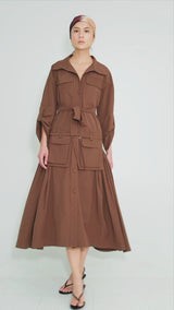 'SUPERFICIE' MIDI DRESS