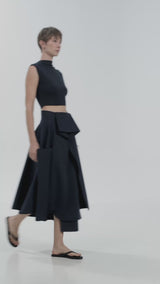 'AKITA' MIDI SKIRT