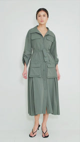 'SUPERFICIE' MIDI DRESS